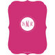 Circle Initials Shower Invitations Image 2 of 8